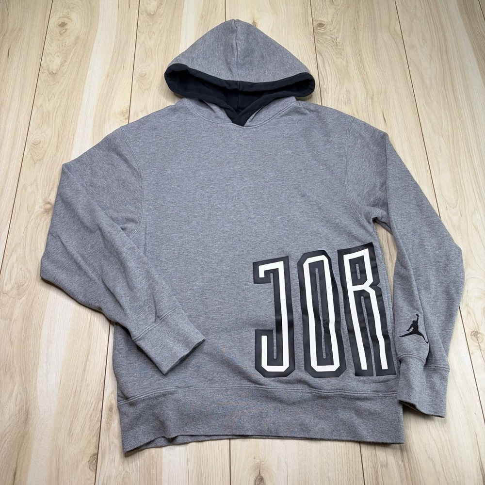 Jordan Sport DNA Men's Pullover Hoodie Gray Size Small Cotton Comfort